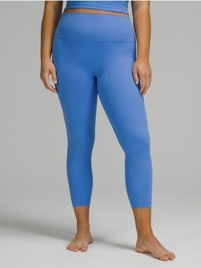 Lululemon athletica women’s blue High Rise Align leggings 25” Size 14